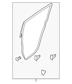 828303NA0A - Body: Door Weather-Strip for Nissan: LEAF Image