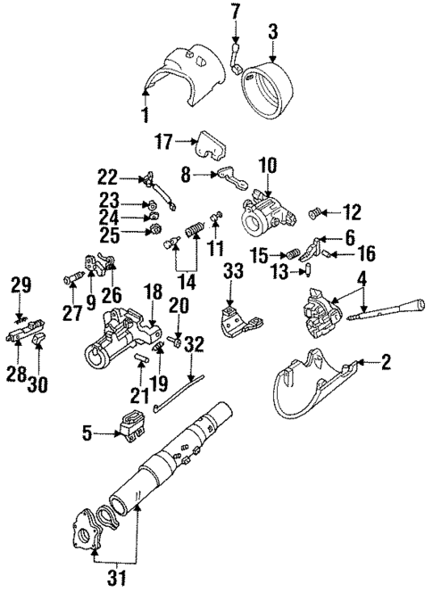 Upper Components for 1991 Ford Explorer #0