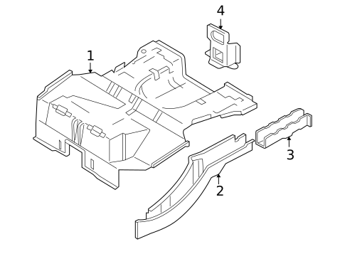 Rear Floor & Rails for 2007 Ford Focus #2