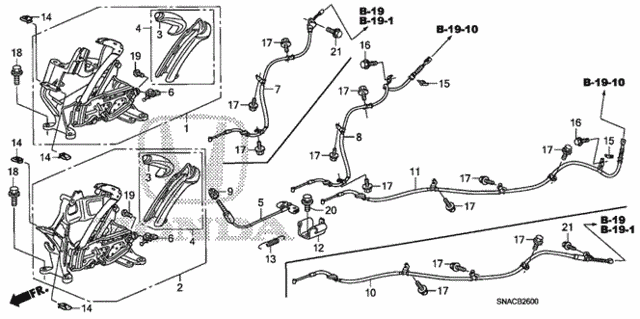 Parking Brake for 2010 Honda Civic #0