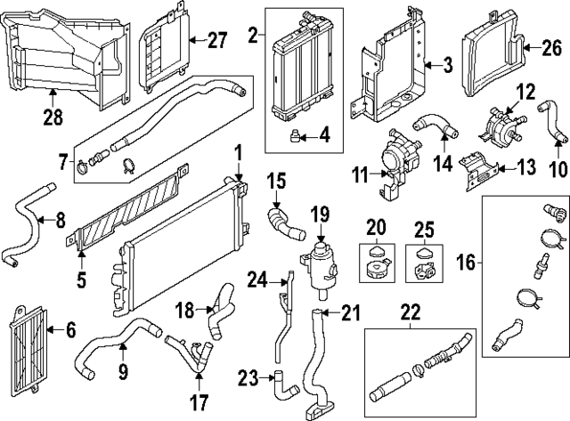 214576GR0A - Cooling System: Auxiliary Radiator for Nissan: Z Image