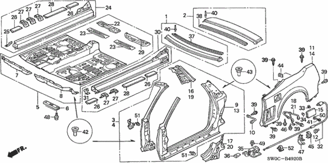 Outer Panel for 2004 Acura NSX #0
