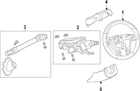 Steering Wheel for 2016 Chevrolet Caprice #0