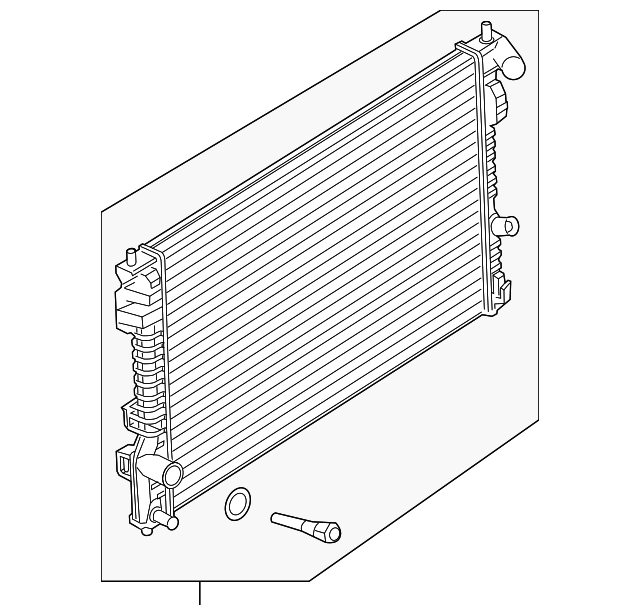 2013-2019 Ford Motorcraft Radiator RAD-91 | Miracle Ford Parts