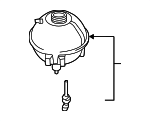 17138616418 - Belts &amp; Cooling: Engine Coolant Reservoir for BMW Image