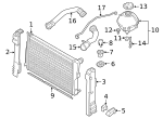 7146961201 - Cooling System: Reservoir Bolt for BMW Image
