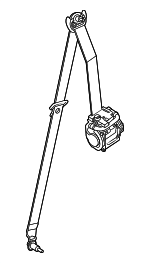 72118747474 - : Belt &amp; Retractor for BMW: 230i, 230i xDrive, M2, M240i, M240i xDrive Image