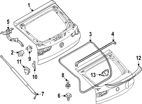 Gate & Hardware for 2025 BMW X2 #0