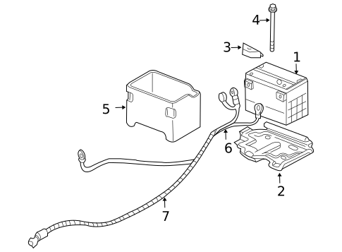 Battery for 1998 Chevrolet Cavalier #0