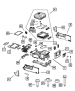 5NA00DX9AA - : Console End Cap for Mopar Image