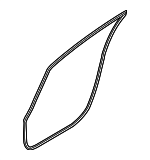 808313NF0B - Body: Door Weather-strip for Nissan Image