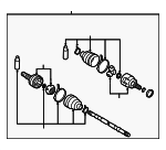 396001AA0B - : Axle Assembly for Nissan: Murano Image