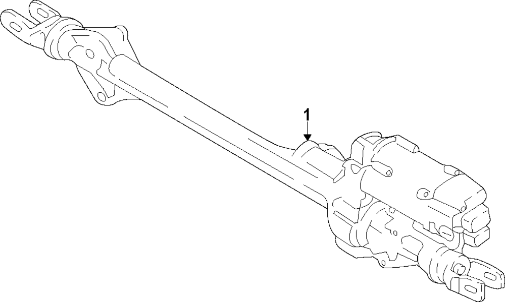 Steering Gear - Porsche (9J1-501-605-C)