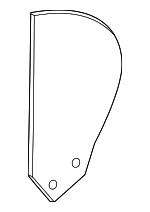 51377192302 - : Quarter Glass for BMW: Z4 Image