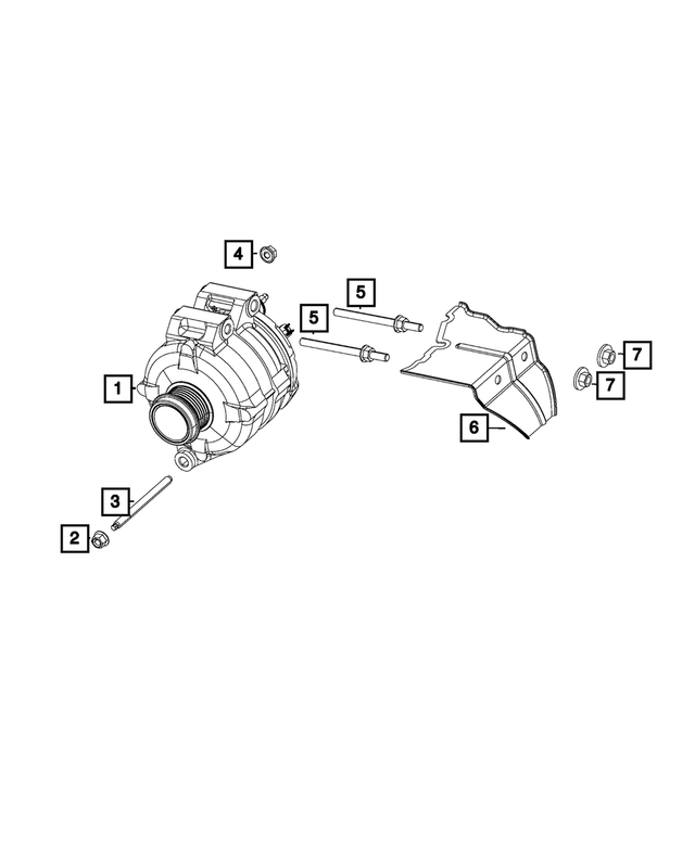 6508819AA - Electrical: Double Ended Stud for Mopar Image