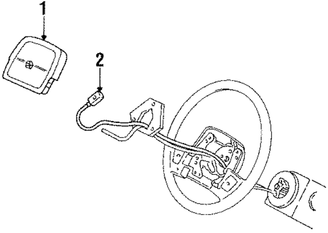 DZ39JC5 - Electrical: Driver Air Bag for Mopar Image