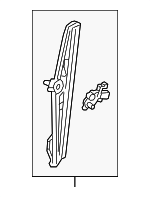WLR493 - Body: Motorcraftâ„¢ Window Regulator for Ford Image