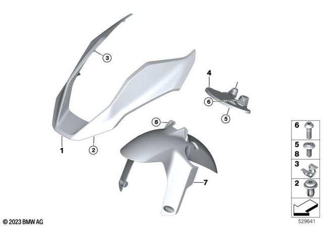 46611541475 - : Fork Protection Cover for BMW-Motorrad Image