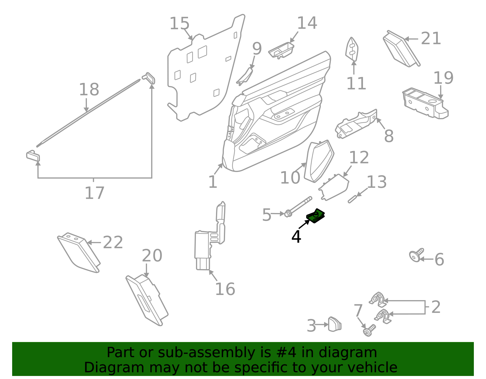 Door Trim Panel Nut - Porsche (N-904-759-03)