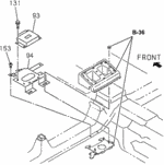 8941129871 - Chassis: BOLT, HINGE for Acura Image
