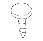 7922370 - Body: Lock Pillar Trim Screw for Saab: 9-3 Image