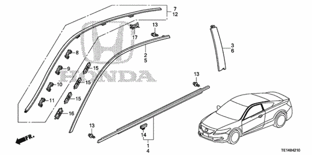 Molding for 2012 Honda Accord #0