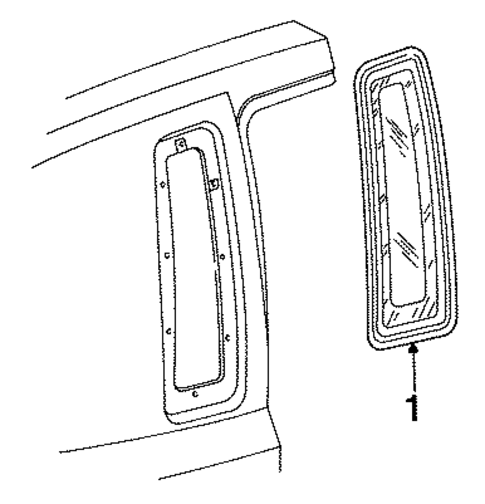 Glass & Hardware for 1994 Lincoln Town Car #0