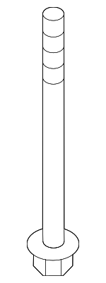 90165TK8A00 - Suspension: Engine Cradle Mount Bolt for Honda: Odyssey, Passport, Pilot, Ridgeline Image