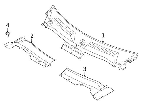 Cowl for 2020 Land Rover Defender 90 #0