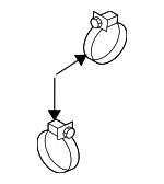 L3K913735 - Engine: Air Inlet Pipe Clamp for Mazda: 3, 6, CX-7 Image