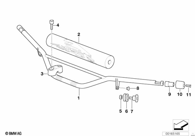 7119904901 - Steering: Countersunk Head Screw - M8X40 for BMW-Motorrad Image