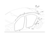 2216970551 - Covering and Lining: Edge Guard for Mercedes-Benz Image
