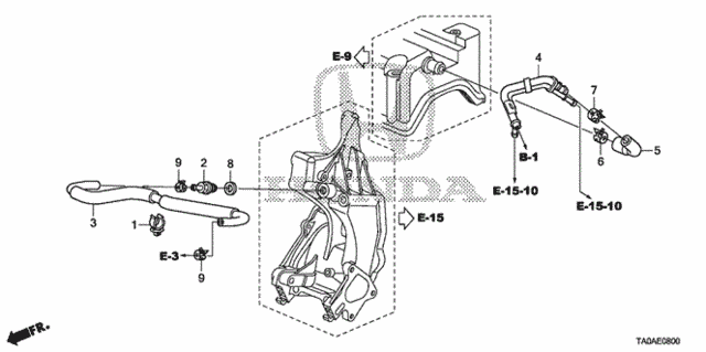 Breather Tube (L4) for 2012 Honda Accord #0