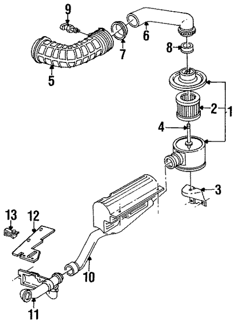 Air Intake for 1993 Buick Century #0