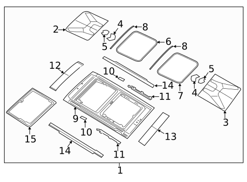 Sunroof for 2015 Jeep Renegade #1