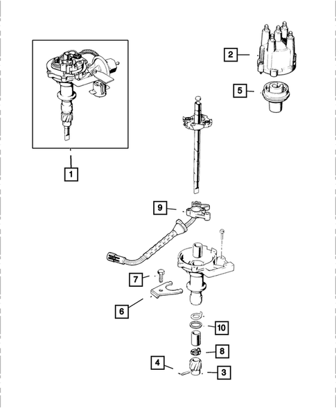 Distributor for 2002 Jeep Wrangler #0