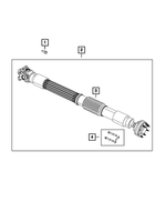 68404468AB - Differential and Drive Line: Drive Shaft for Jeep: Wrangler Image