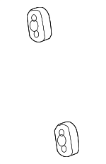 18215S84A20 - Exhaust: Muffler &amp; Pipe Mount Cushion for Honda: Accord, Accord Crosstour, Civic, Crosstour Image