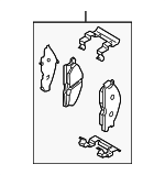 D1M609FE0A - : Brake Pads for Nissan Image