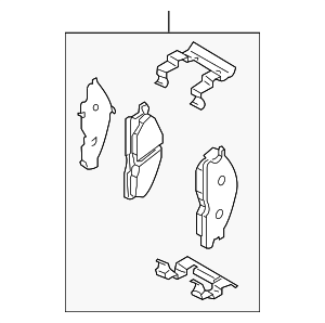 410607S027 - Unclassified: Brake Pads for Nissan: Armada, Pathfinder Armada, TITAN Image