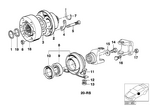 26111225017 - Prop Shaft: Snap Ring for BMW Image