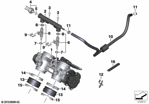 Throttle Valve and Actuator for 2017 BMW-Motorrad F 800 R #0