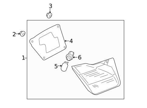Backup Lamps for 2011 INFINITI M56 #0