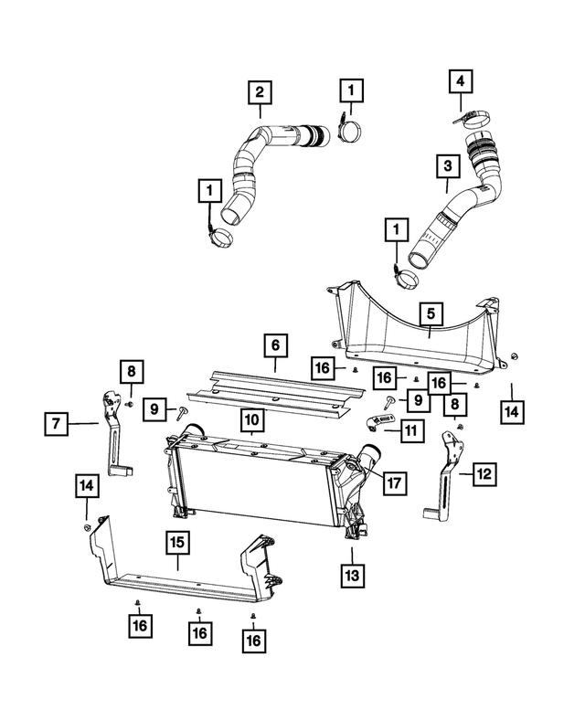 68214309AA - Cooling: Isolator for Mopar Image