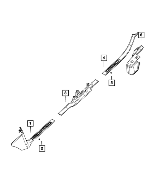 Panels - Moldings - Scuff Plates, Pillar, Cowl, 1/4 Panel Trim and Cargo Covers for 2021 Ram 1500 #1