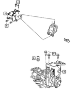 6104412AA - 2.4L Gas; Engine: Hex Head Bolt And Coned Washer, Mounting for Mopar Image