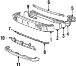 MB251769 - : Valance Panel for Mitsubishi: Tredia Image