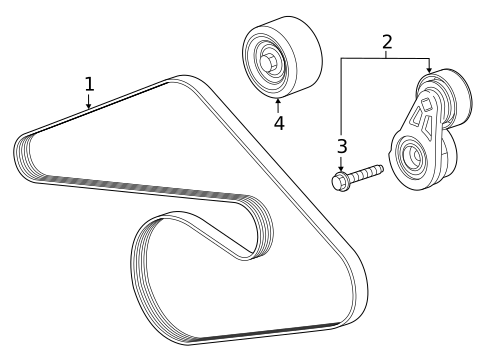 Belts & Pulleys for 2019 Chevrolet Colorado #0