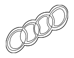 4K8853742BT94 - Body: Emblem for Audi Image