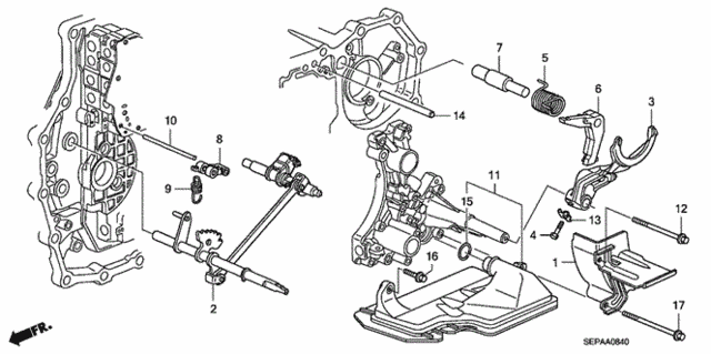 AT Shift Fork for 2008 Acura TL #0